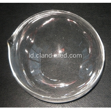 Evaporating Dish Round Bottom dengan Spout